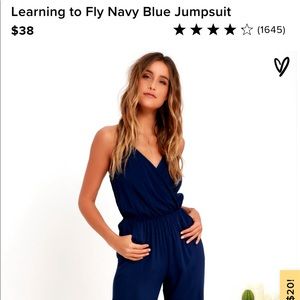 Lulu’s Navy Blue Jumpsuit
